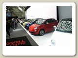 This year Fiat had their 2012 line up right at the entrance to the show